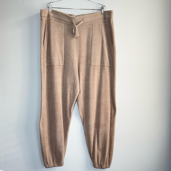 Barefoot Dreams CozyChic Ultra Light Fleece Drawstring Lounge Joggers Size 2X - Picture 4 of 14